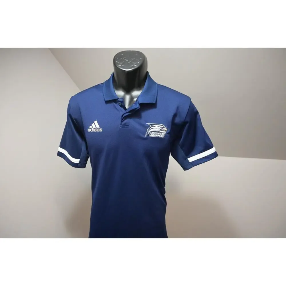 Adidas Golf Polo ClimaCool GSU Georgia Southern Athletic‎ Golf Shirt Mens Medium